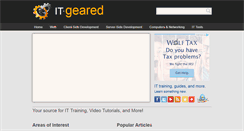Desktop Screenshot of itgeared.com